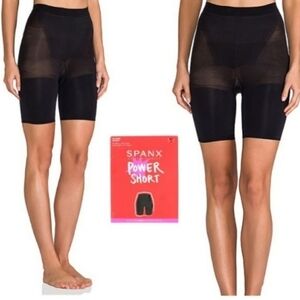 SPANX Power Short Mid Thigh Shaper black 1X